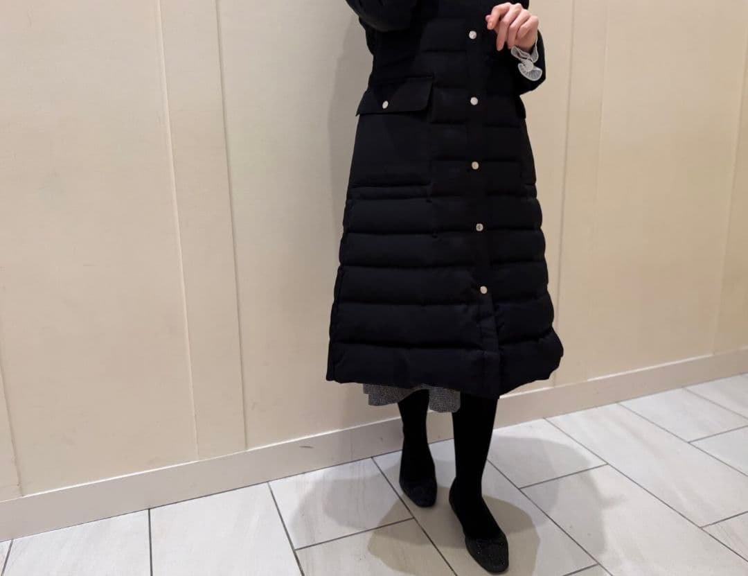 アベニールエトワール　m-i-d　フーディロングダウンコート