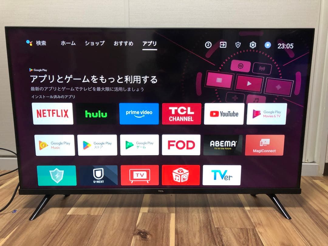 TCL 40V型 液晶テレビ Android TV 40S5200B 2021年
