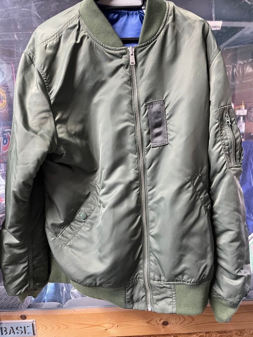 アルファ　ALPHA スカジャン&MAー1 リバーシブル　美品　サイズL