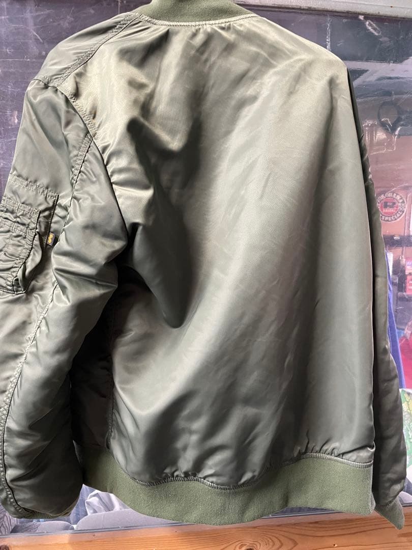 アルファ　ALPHA スカジャン&MAー1 リバーシブル　美品　サイズL