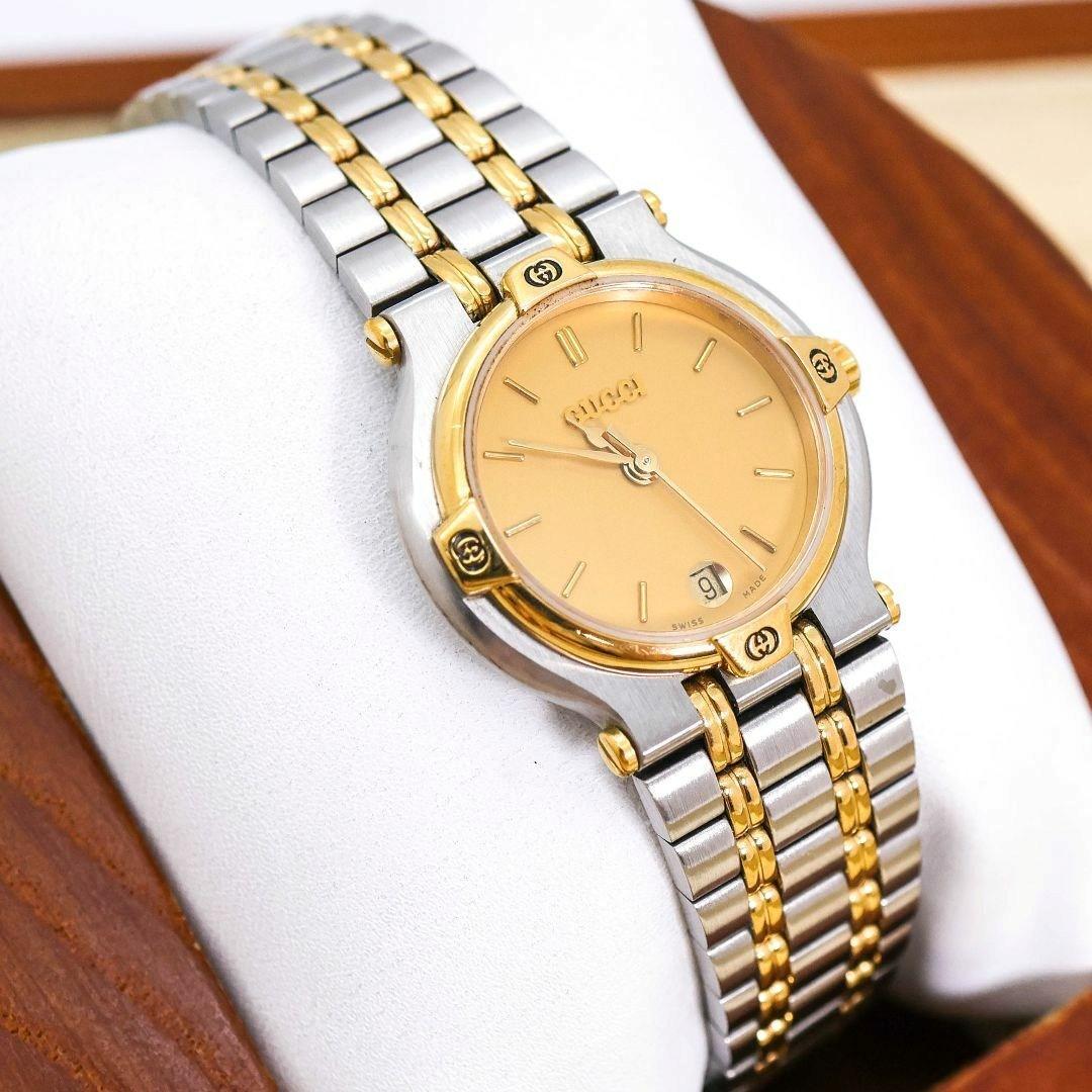 稼働 GUCCI 腕時計 9000L コンビカラー ヴィンテージ 2241