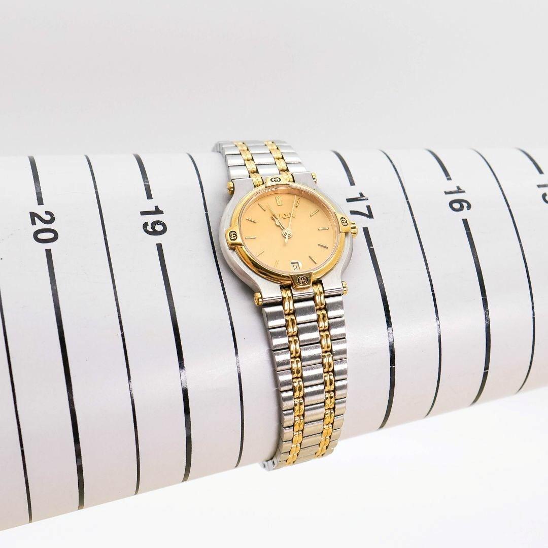 稼働 GUCCI 腕時計 9000L コンビカラー ヴィンテージ 2241