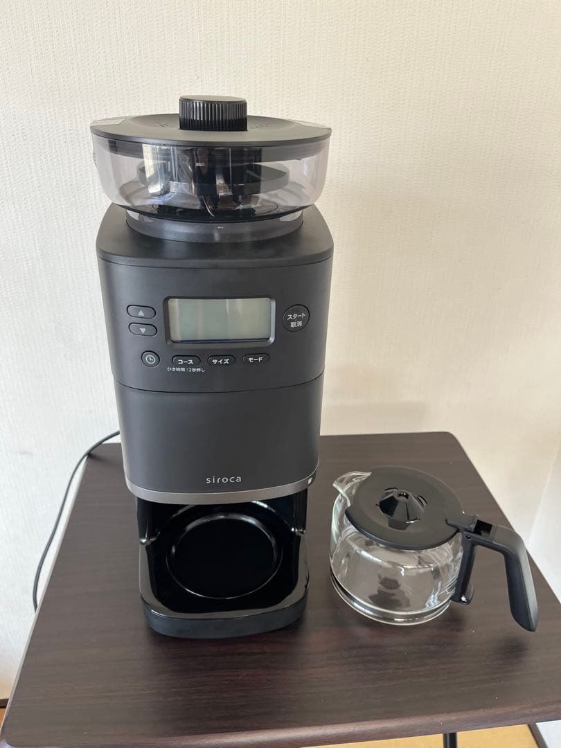 siroca デジタルコーヒーメーカー ブラック