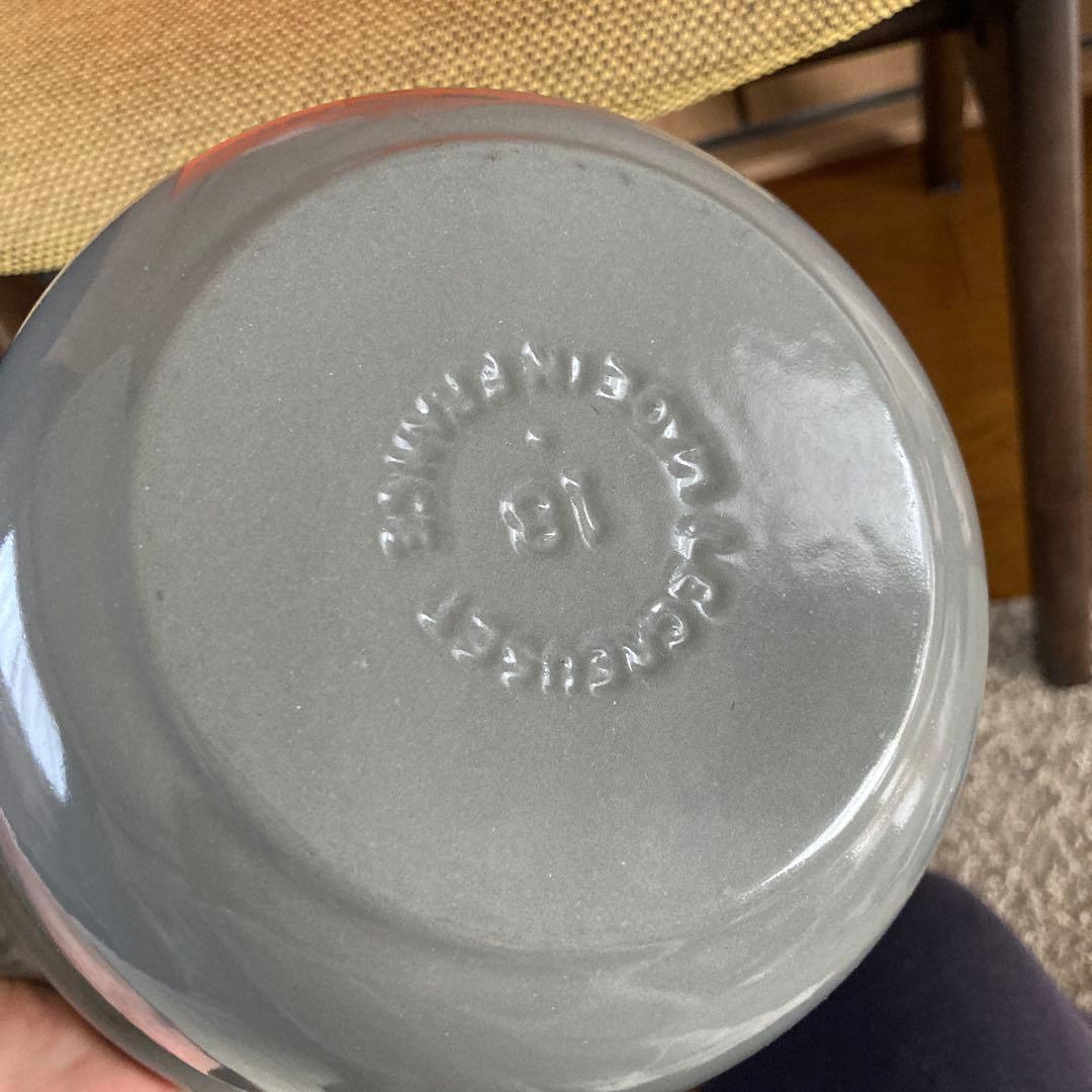 ルクルーゼ　ココット・エブリィ 18 ミストグレー(ブラックマットホーロー)