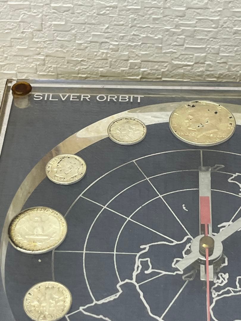 【昭和レトロ】SILVER ORBIT Marion-Kay 時計 アンティーク