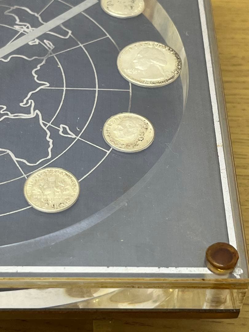 【昭和レトロ】SILVER ORBIT Marion-Kay 時計 アンティーク