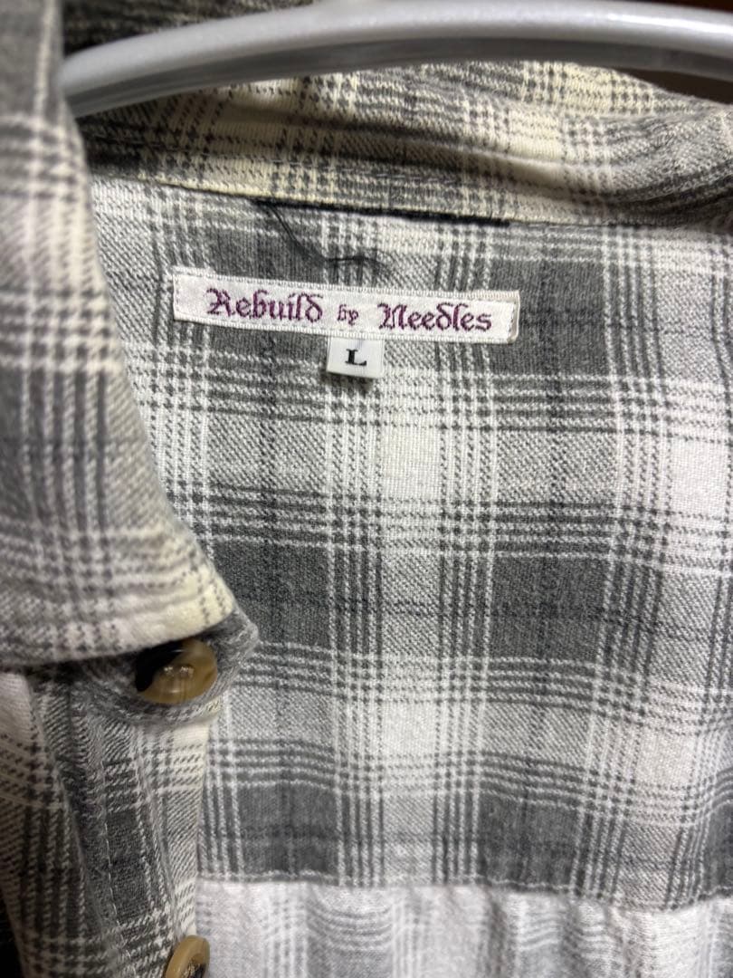 Rebuild by Needles ネルシャツ