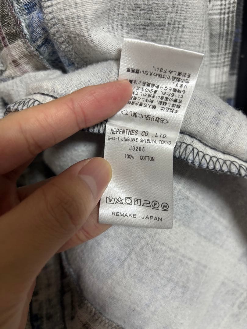 Rebuild by Needles ネルシャツ