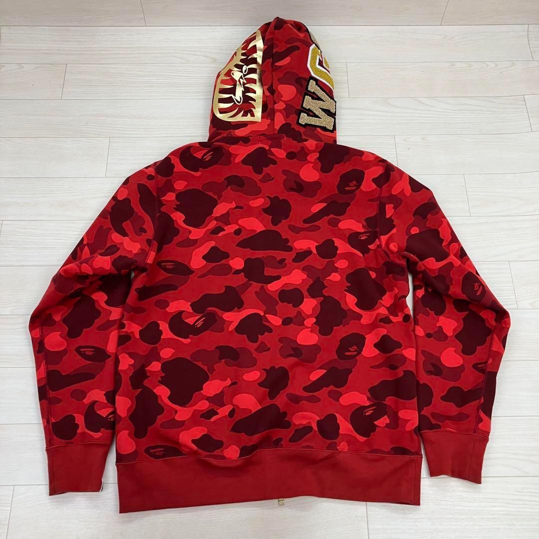 A BATHING APE アベイシングエイプ ダブルシャークパーカー