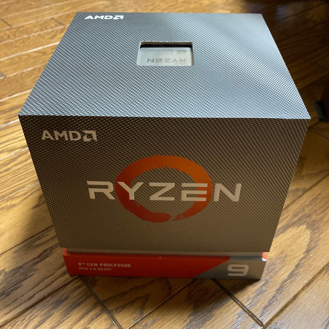 AMD Ryzen 9 3900X CPU クーラー付き