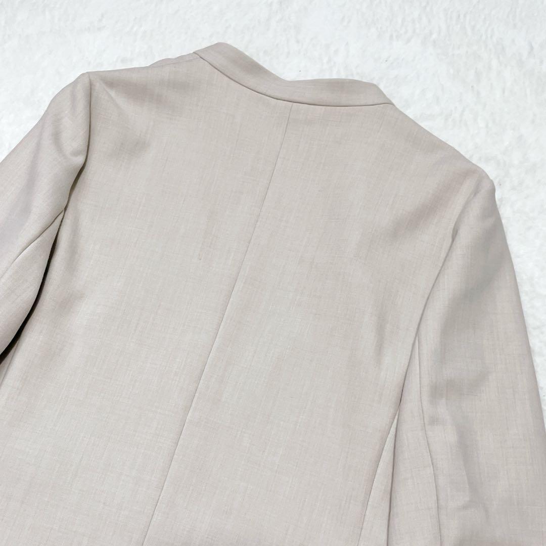 極美品✨グリーンレーベルリラクシング セットアップ ノーカラー パンツ 洗える