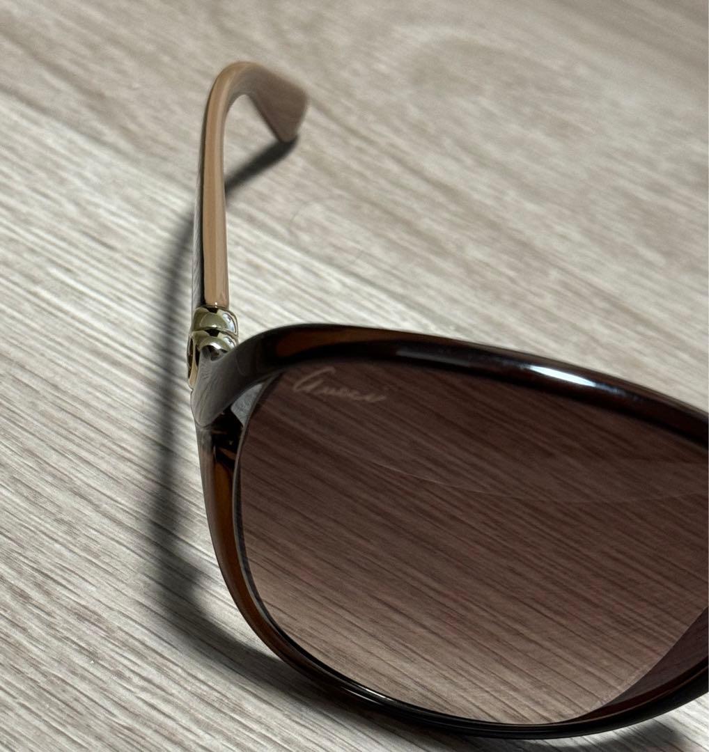 GUCCI サングラス インターロッキング グラデーション ブラウン