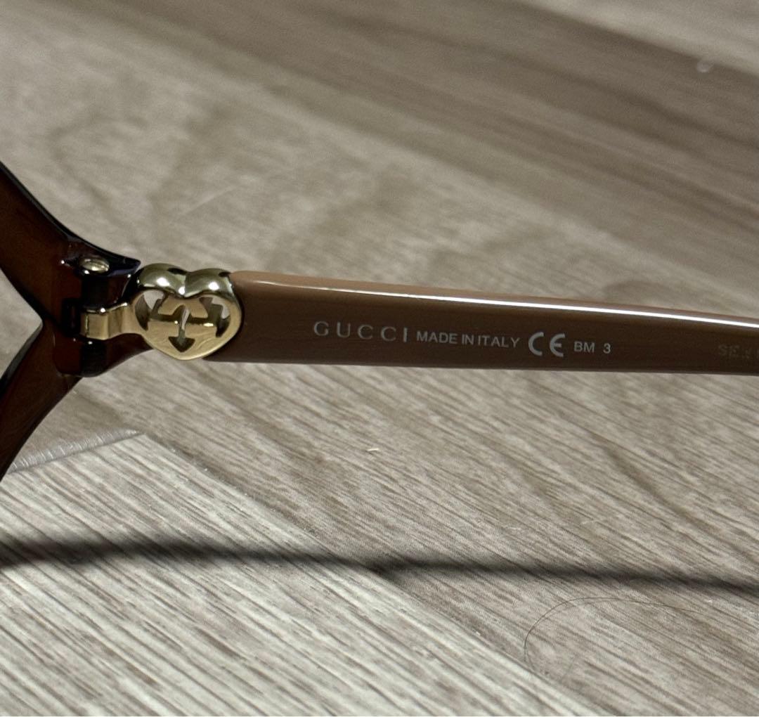 GUCCI サングラス インターロッキング グラデーション ブラウン