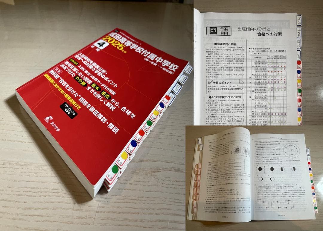 【まだ間に合う！】成田高等学校附属中学校　過去問題集　★値段交渉可