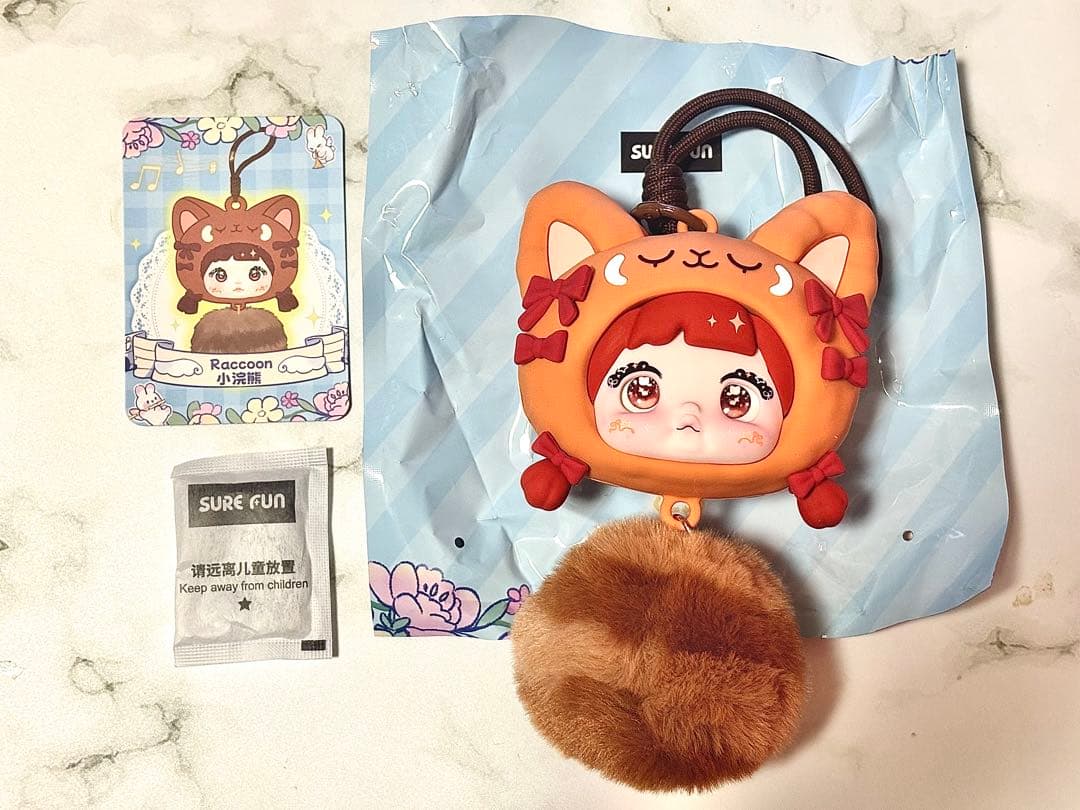 【シークレット】新作 Nommiノミ イヤホンケース アライグマ TOPTOY