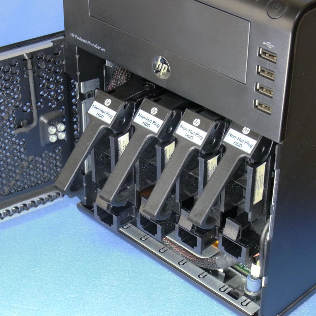 【美品】HP ProLiant MicroServer N54L(NAS向き)