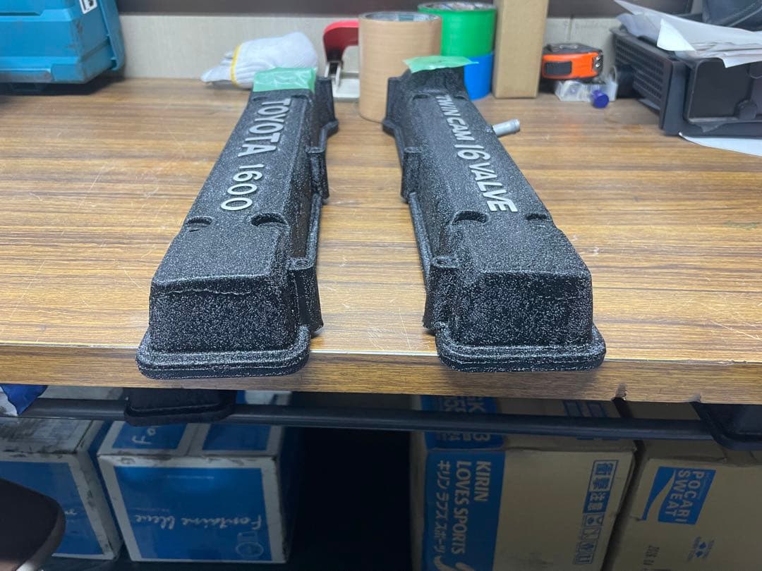 AE86 黒結晶塗装　ヘッドカバー　③