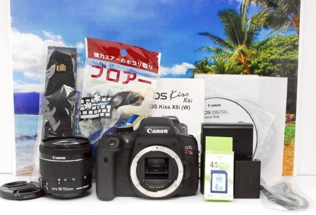 美品✨人気機種✨Canon Kiss X8i 一眼レフ バリアングル スマホ転送