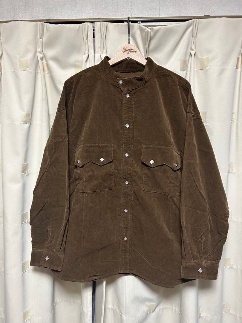 渋谷店限定！テンダーロインCORDUROY SHT SNAP BUTTON 茶