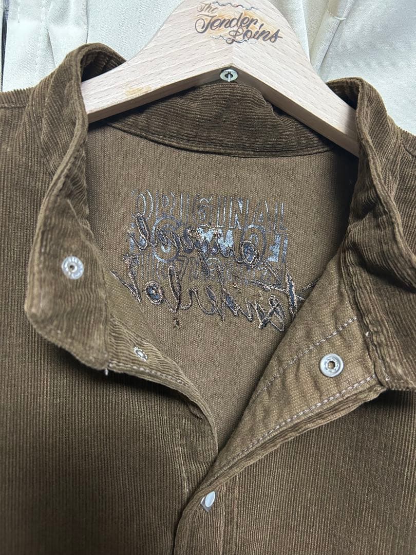 渋谷店限定！テンダーロインCORDUROY SHT SNAP BUTTON 茶