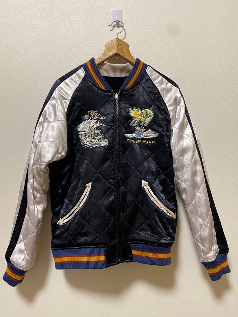 ステュディオダルチザン 40thサテン 別珍スカジャン SP-05840周年