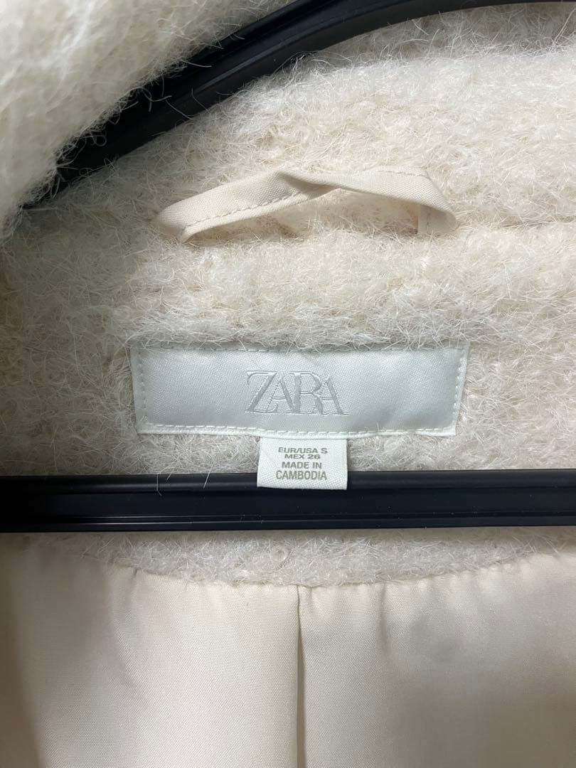 ZARAブークレダブルブレストミディコート ジャケット