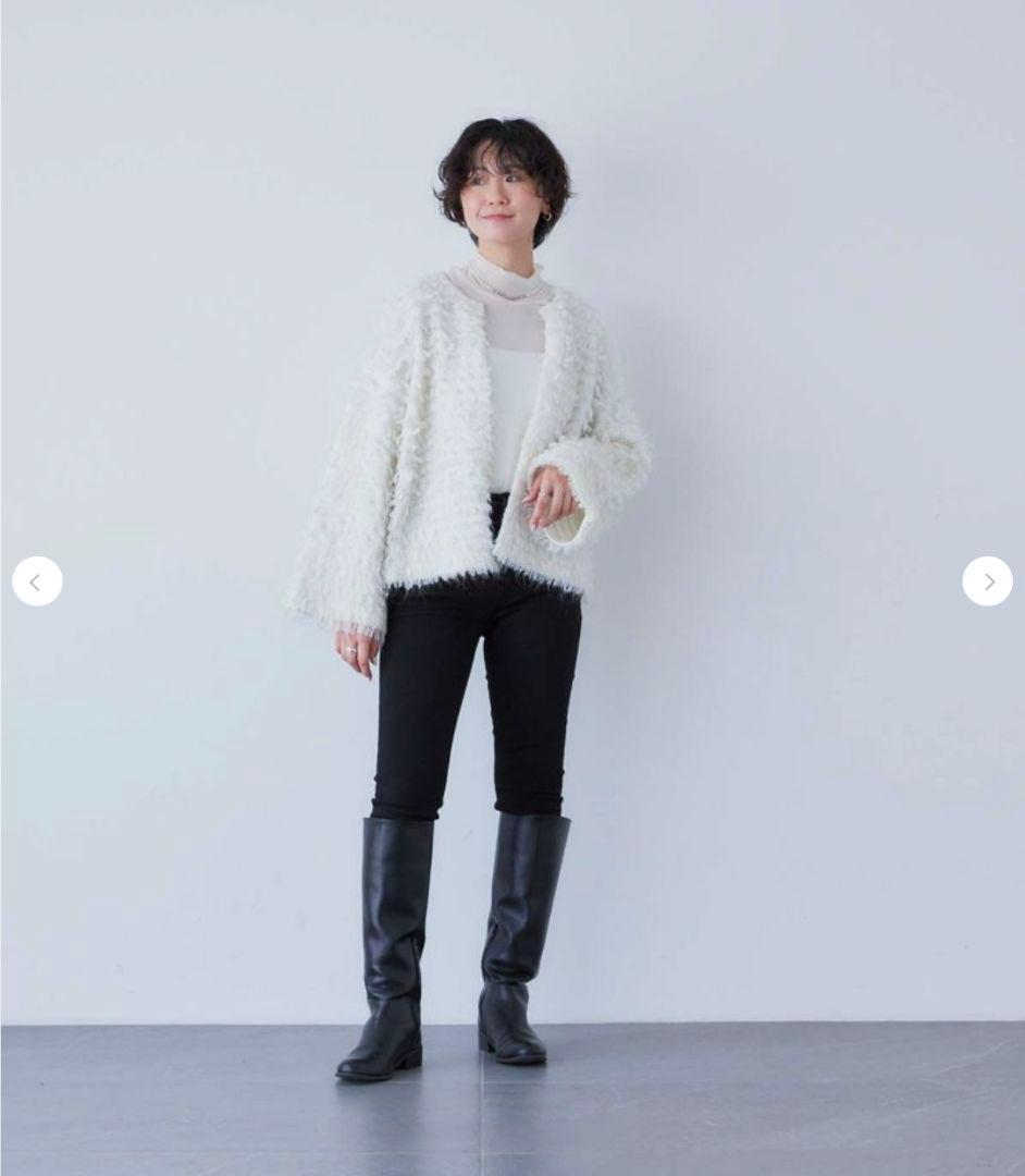 新品★ヤヌーク　スキニーパトリシアjeansジーンズブラック23