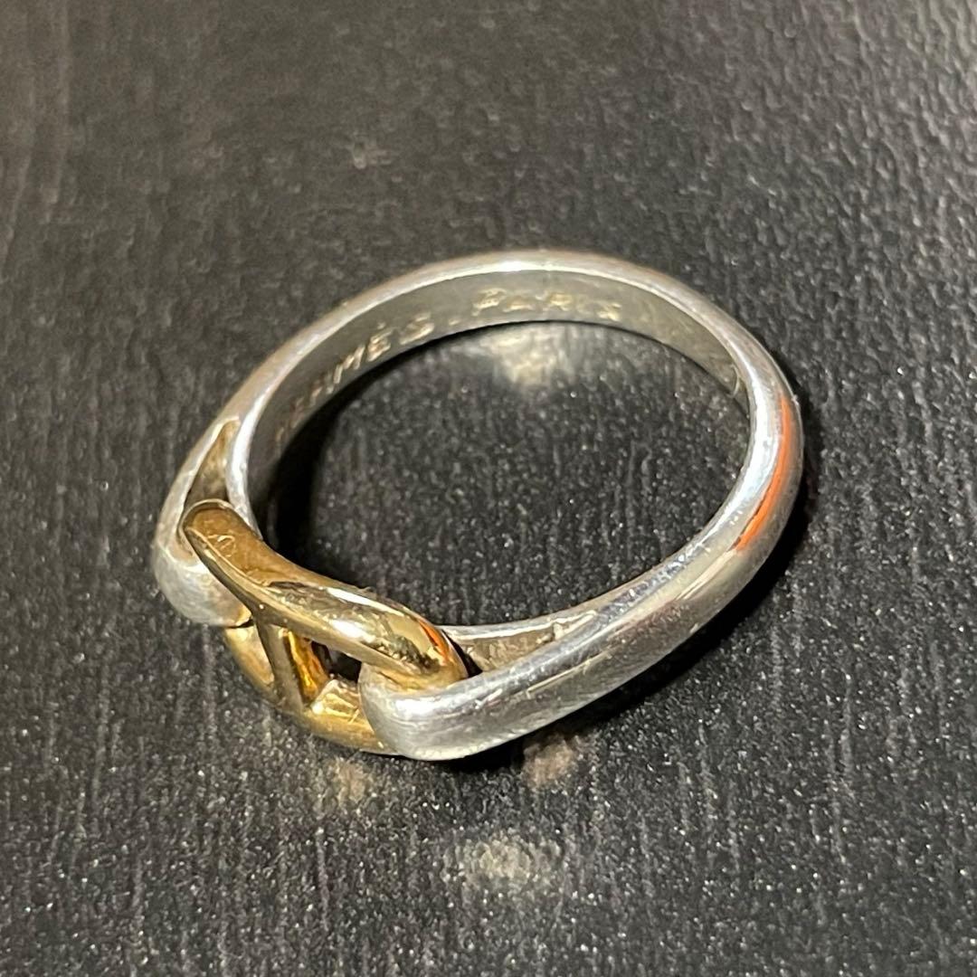 エルメス シェーヌダンクル コンビ リング