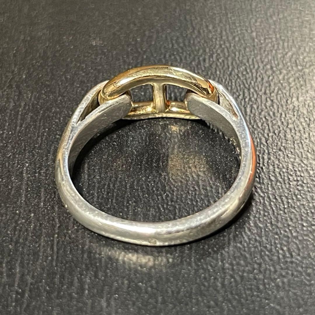 エルメス シェーヌダンクル コンビ リング