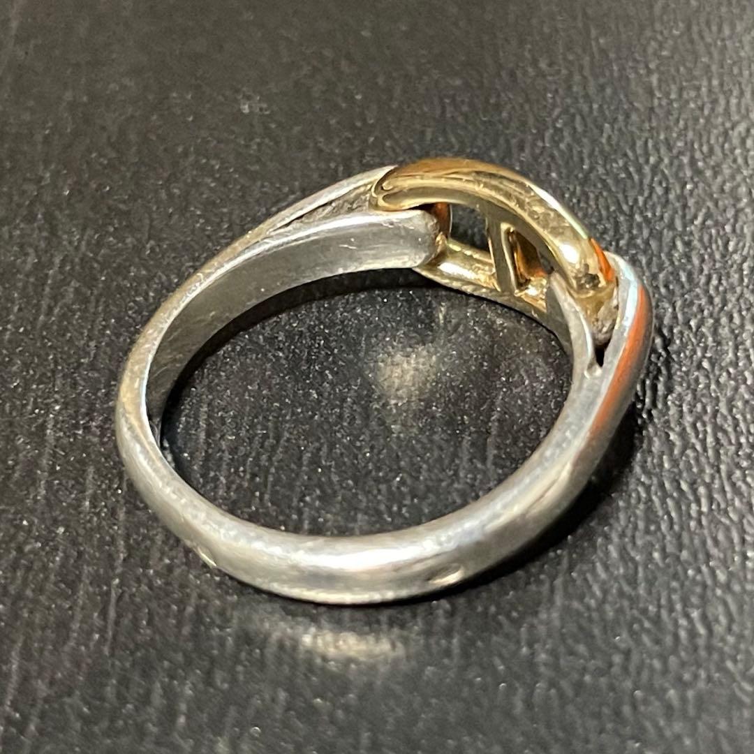 エルメス シェーヌダンクル コンビ リング