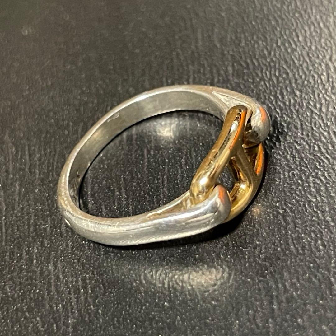 エルメス シェーヌダンクル コンビ リング