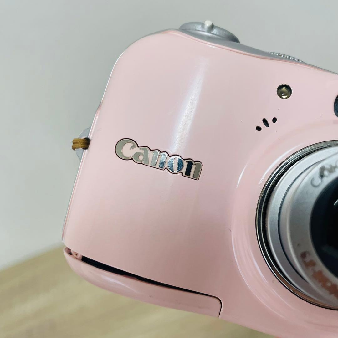 Canon PowerShot E1 ピンク　オールドコンデジ　レトロ