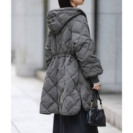 アーバンリサーチ キルティングドロストダウンコート ゆったり オーバーサイズ