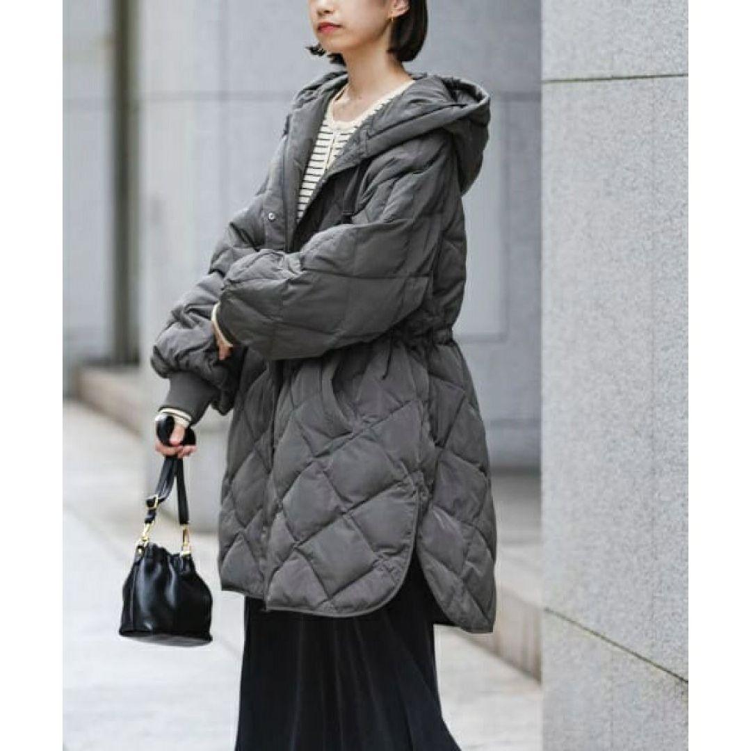 アーバンリサーチ キルティングドロストダウンコート ゆったり オーバーサイズ