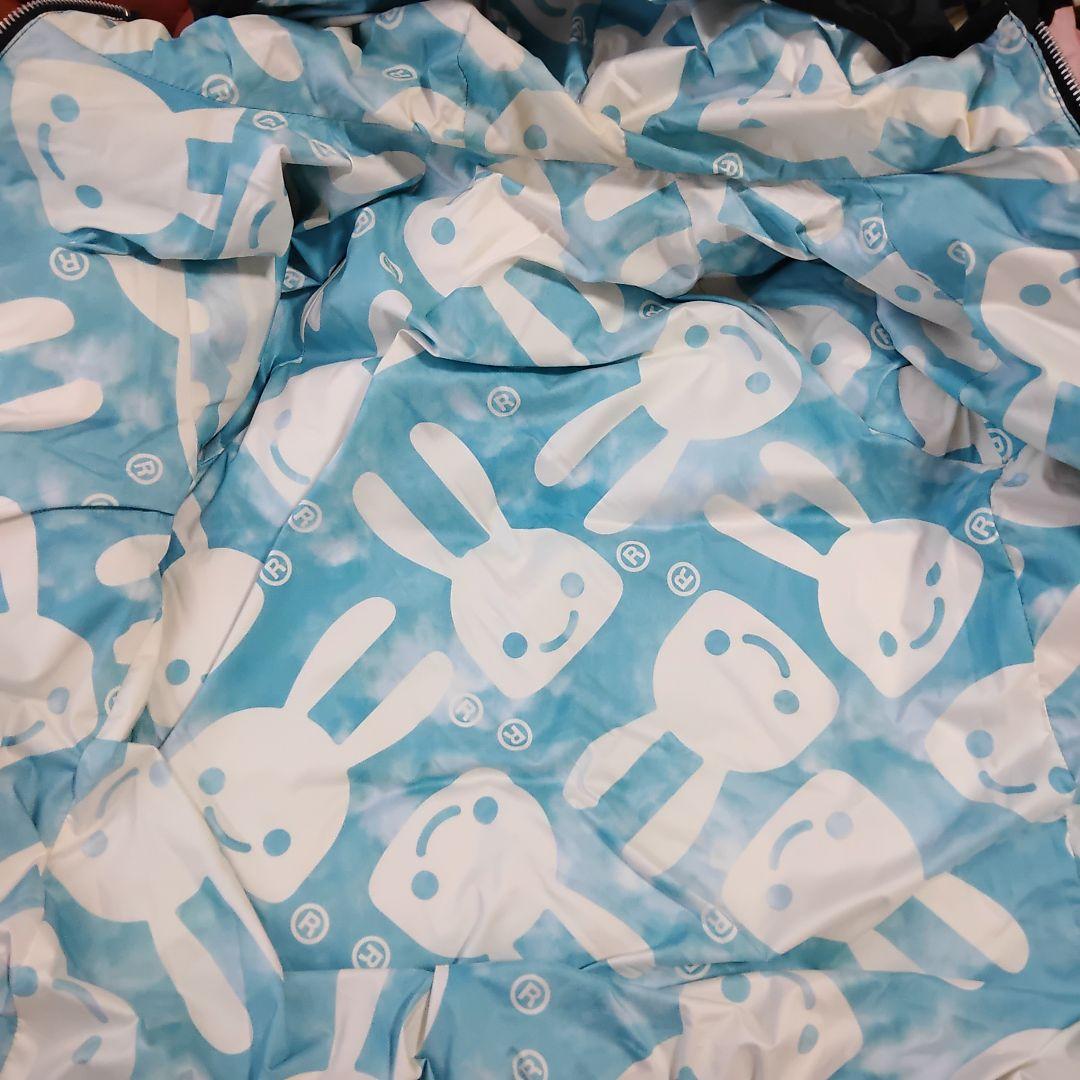 CUNE サイズ2 フード付き ブラックダウンジャケット