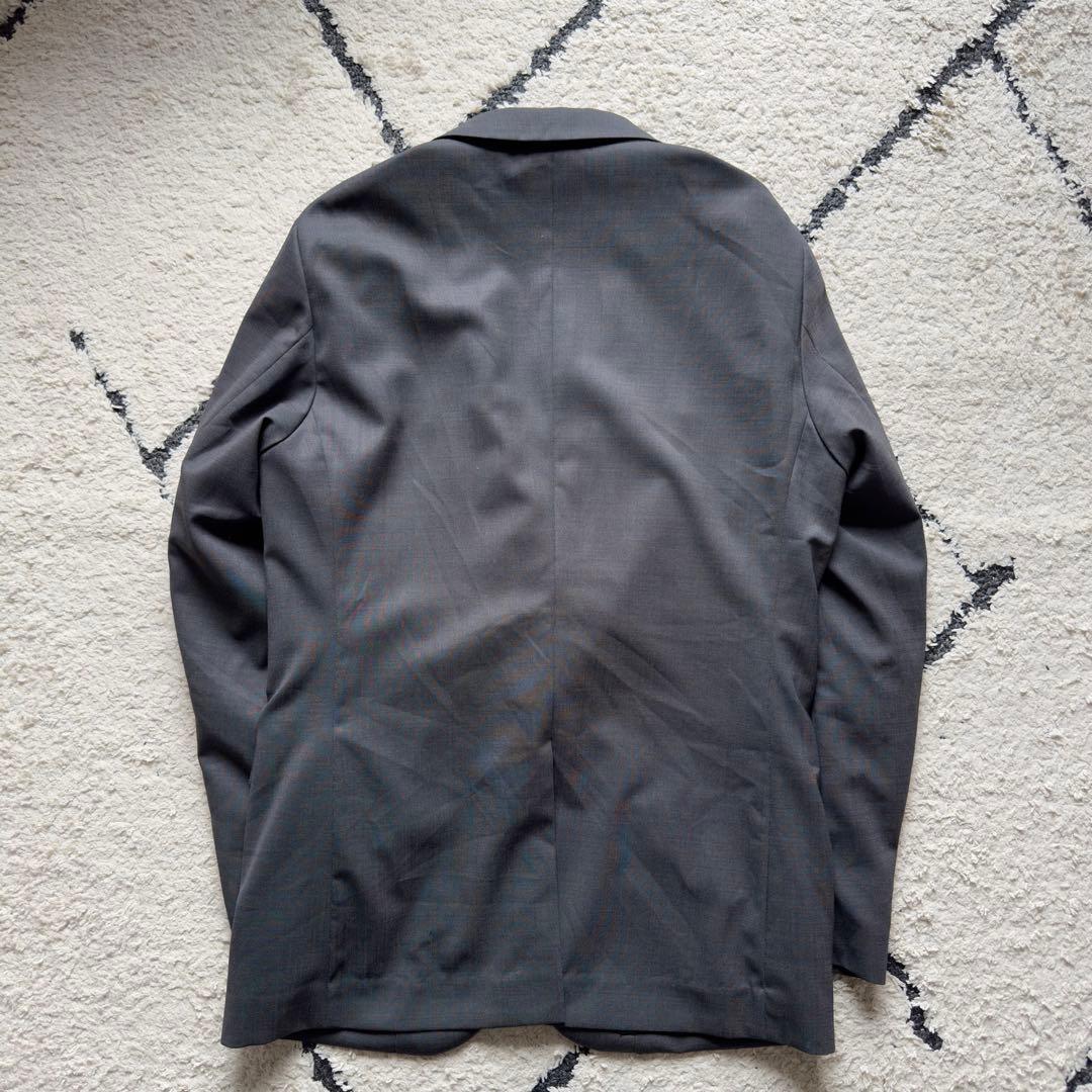 美品 narifuri テーラードジャケット 高機能 メッシュ グレー Lサイズ