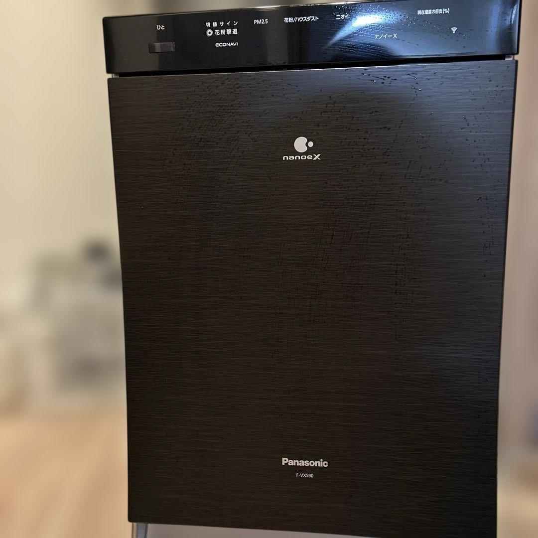 Panasonic F-VXS90 空気清浄機 ブラック　2019年