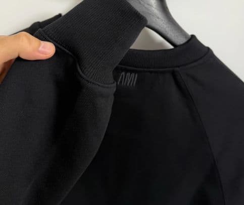 ✨ ami paris アミパリ 黒 トレーナー　サイズ L