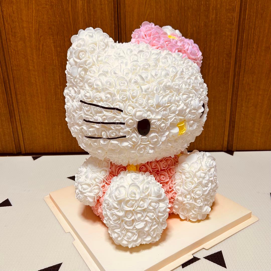 Hello kitty サンリオ ハローキティ フラワーローズアレジメント 造花