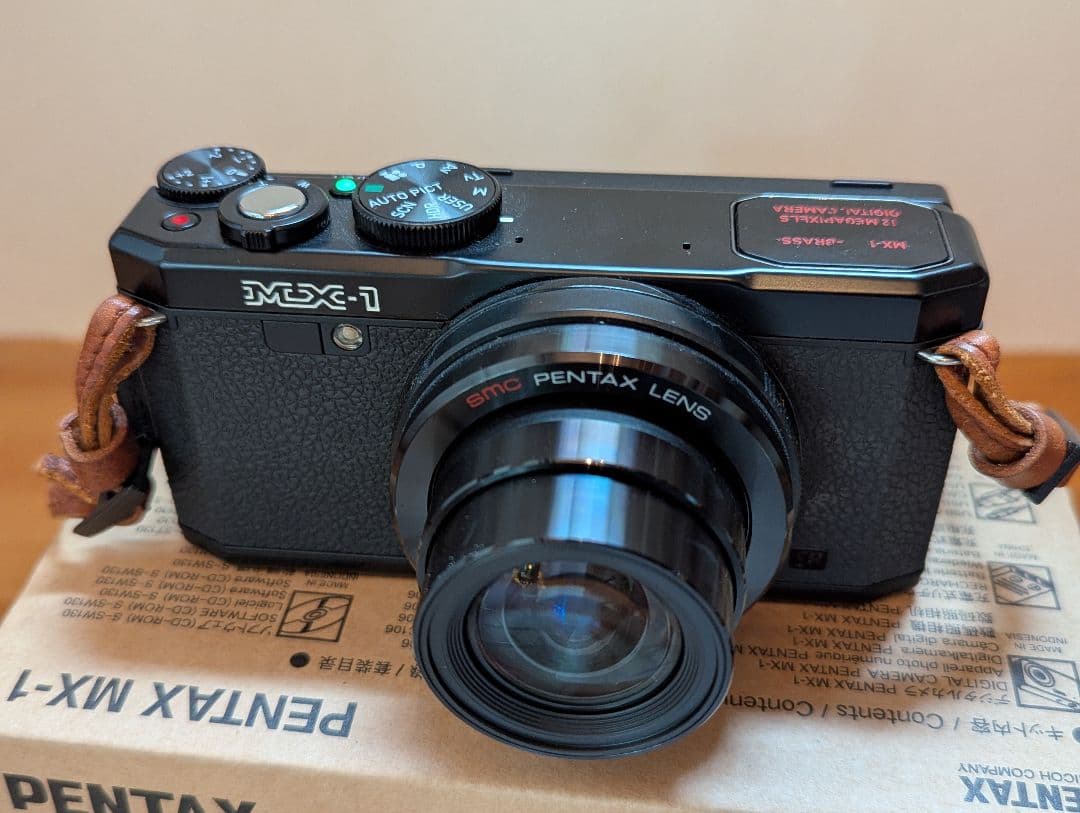 PENTAX MX-1 クラシックブラック デジタルカメラ 稼動 美品 中古