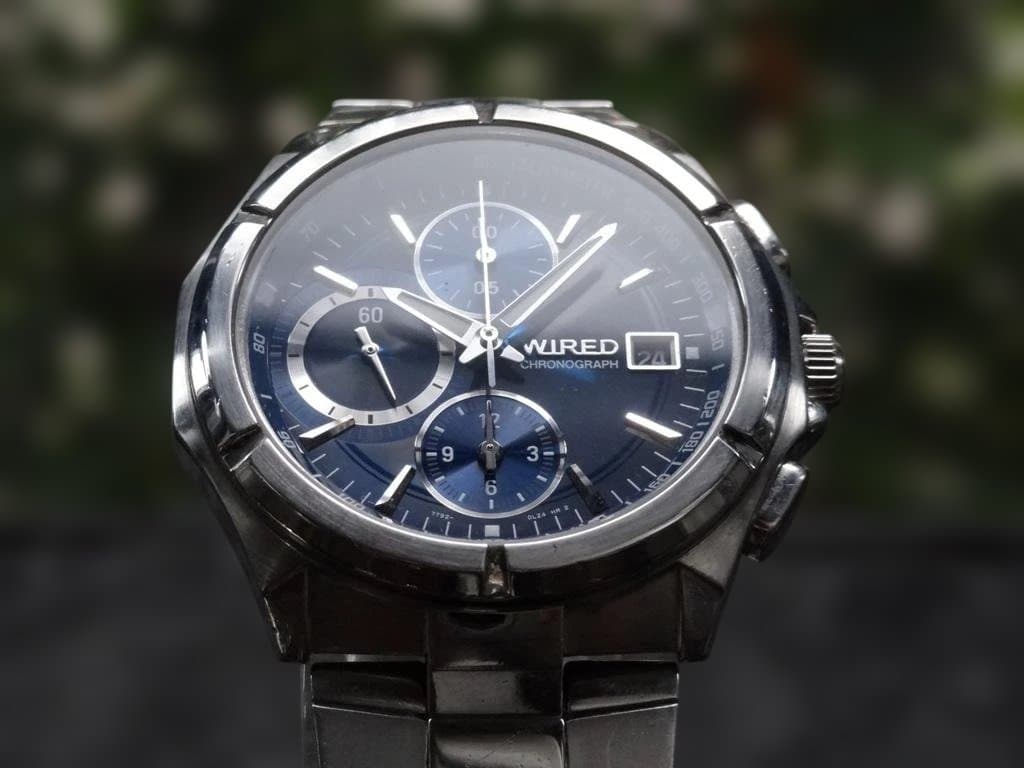 k*4様 SEIKO WIRED 7T92-0JK0 セイコー クロノグラフ 腕