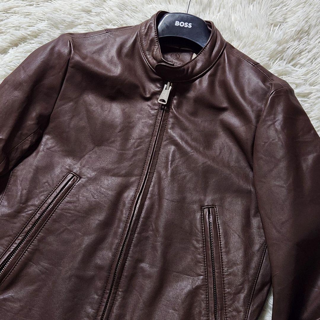 入手困難✨ユナイテッドアローズ ライダースジャケット 近年モデル 馬革 L