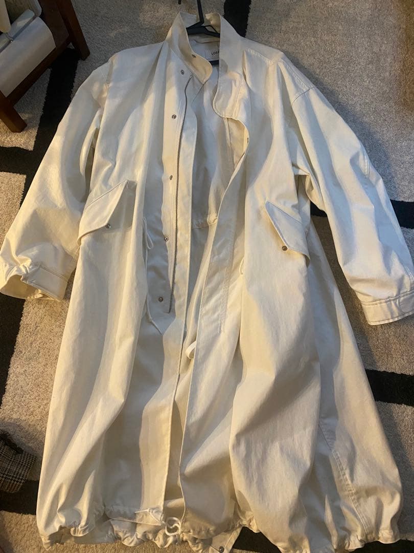 ＜LOEFF＞TCオックス ミリタリー スタンドカラー コート UNISEX