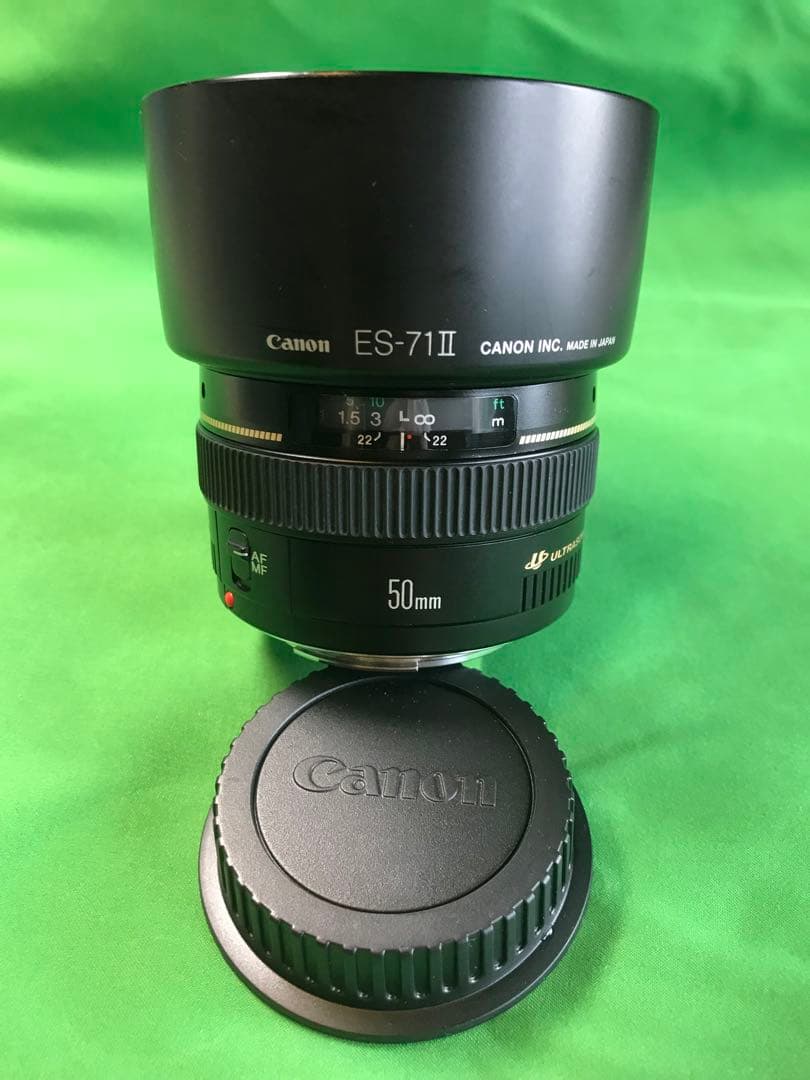 キヤノン　CANON EF50mm f1.4 フードES-71Ⅱ