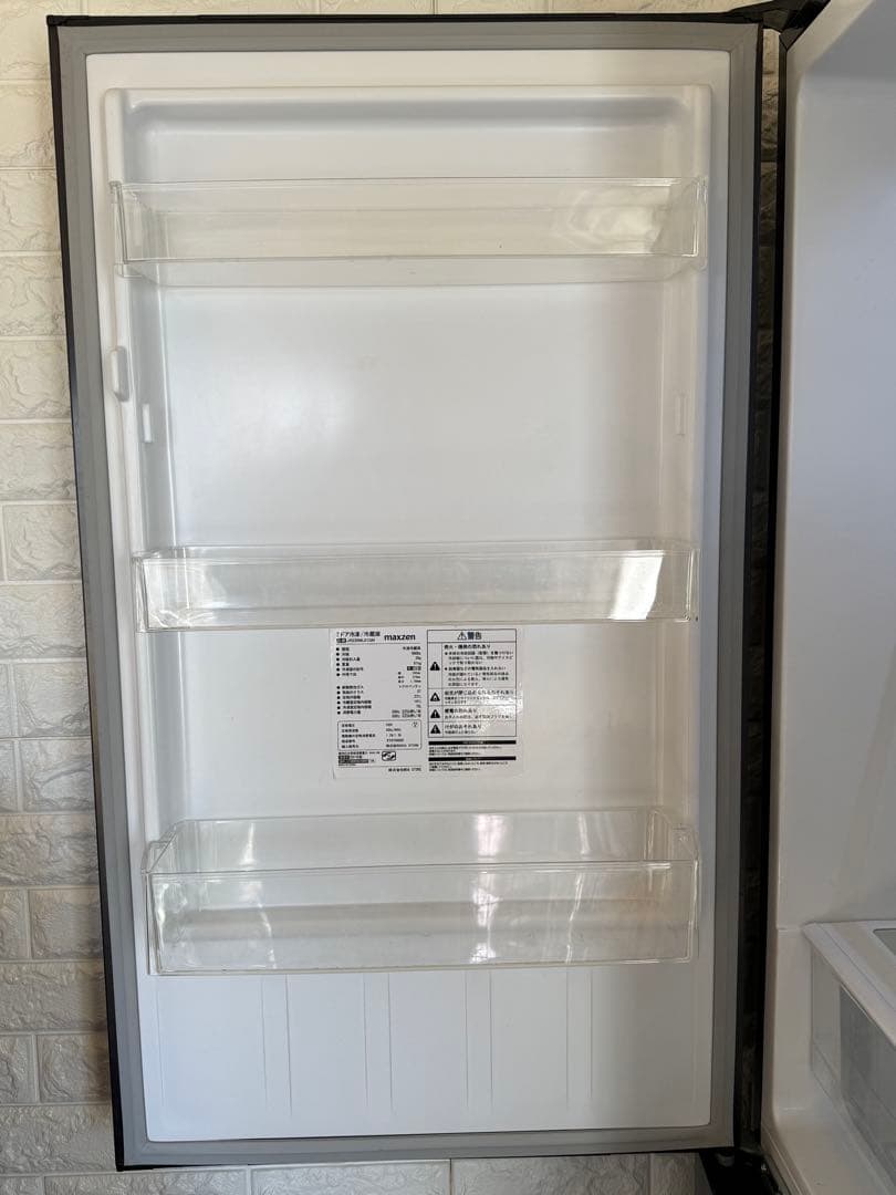 MAXZEN 2ドア冷蔵庫 231L JR230ML01GM 2021年製