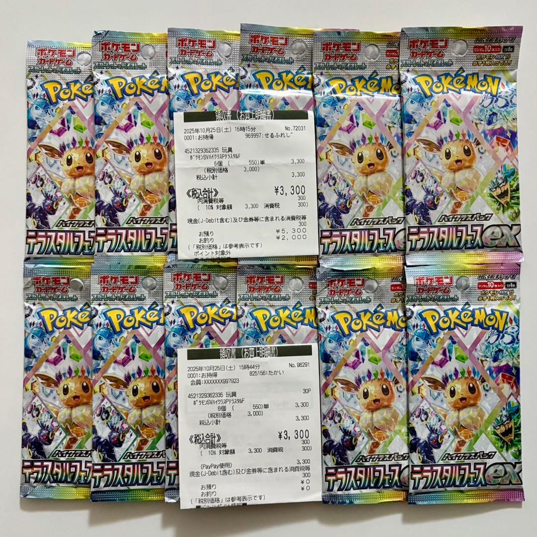 【新品未開封】テラスタルフェスex 12パック