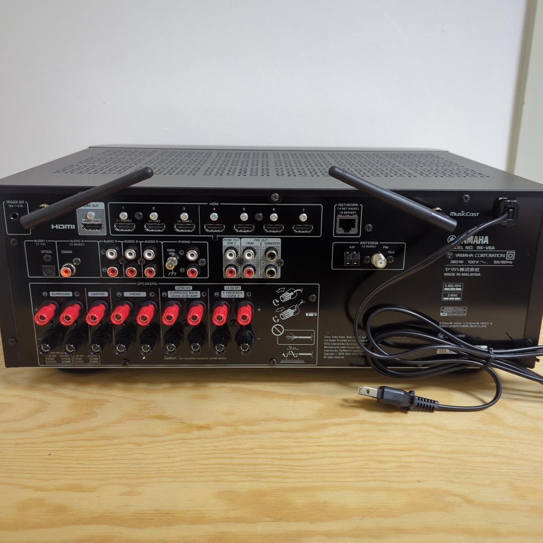 ヤマハ AVレシーバー AVアンプ YAMAHA RX-V6A 【動作極美品】
