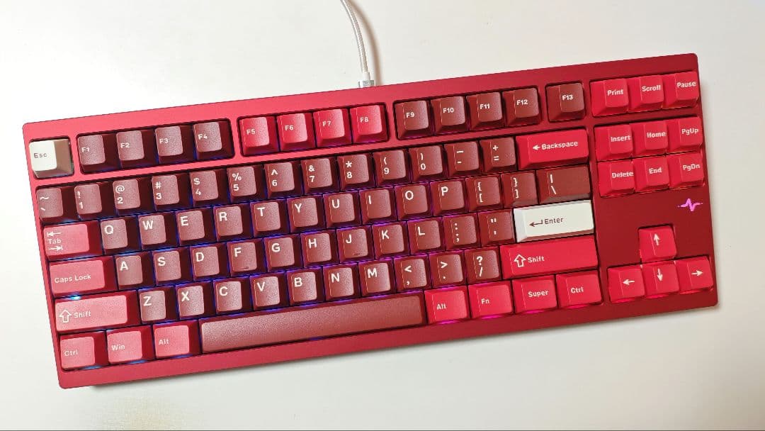 Wobkey Crush80 Reboot レッド（赤） メカニカルキーボード