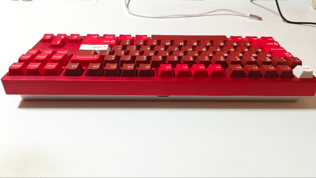 Wobkey Crush80 Reboot レッド（赤） メカニカルキーボード