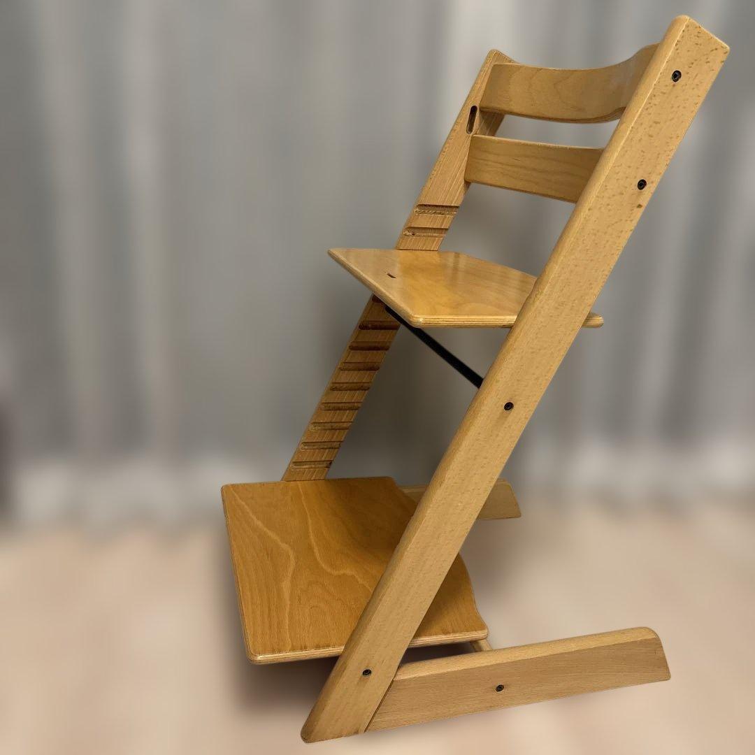 【お値下げ中】ストッケ　STOKKE トリップトラップ ナチュラル　シリアル3